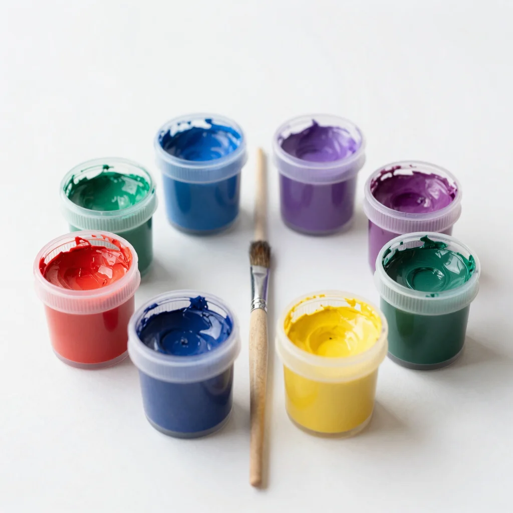 Pastel Washable Paint & Brush Set
